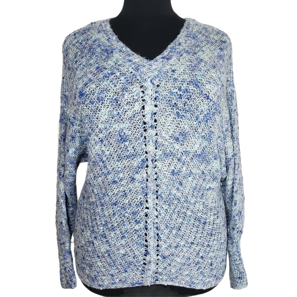 Style & Co V-Neck Dolman-Sleeve Sweater Sz Various